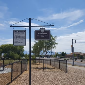 Bud Warren and Lady Dog Park